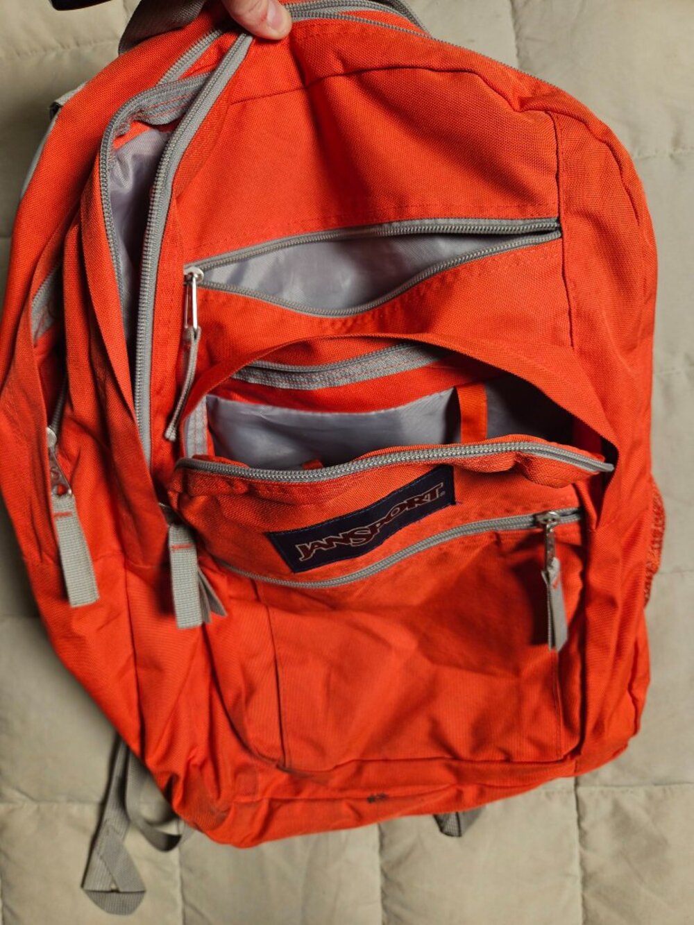 JanSport Backpack Rust Orange - Picture 7 of 7